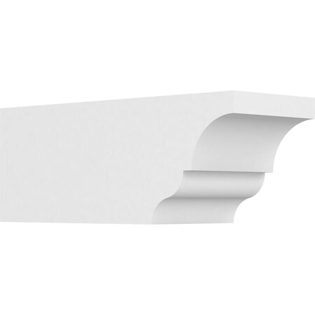 Ekena Millwork Standard Asheboro Architectural Grade PVC Rafter Tail, 6"W X 6"H X 16"L RFTP06X06X16ASH